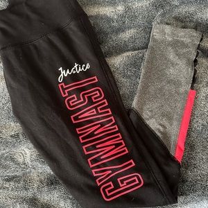 Justice gymnast leggings